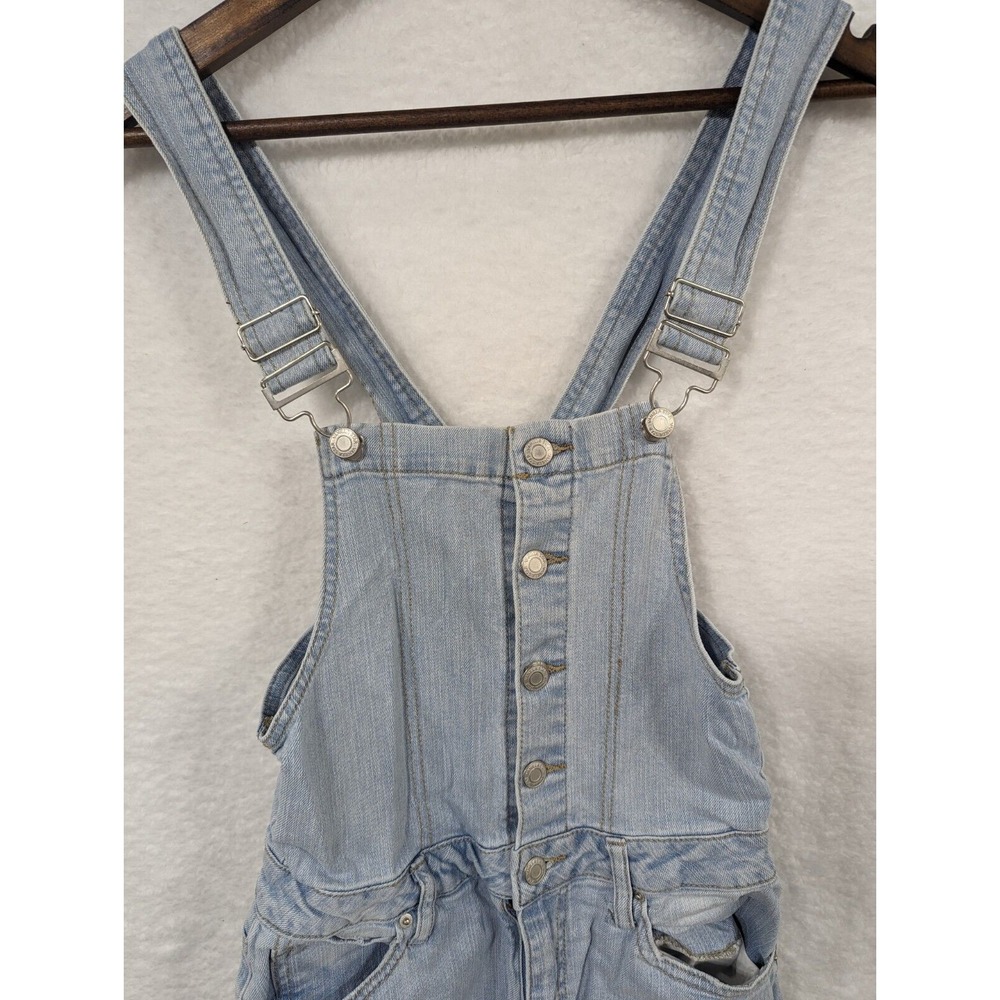 Womens Vanilla Star Distressed Overalls Denim Blue Size 5 - Picture 14 of 16